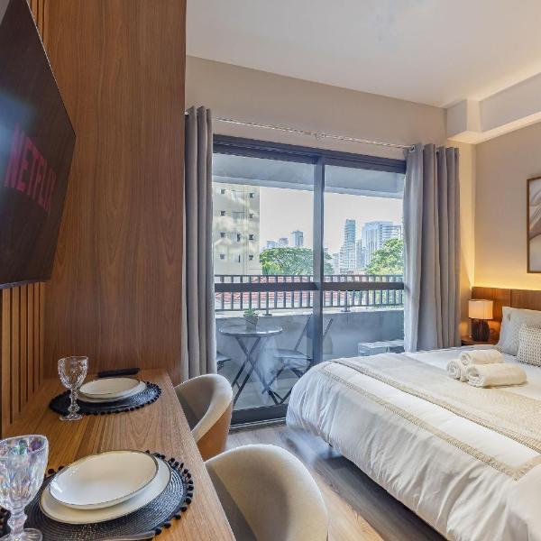 Studio Brooklin Premium 300m metrô, px Morumbis