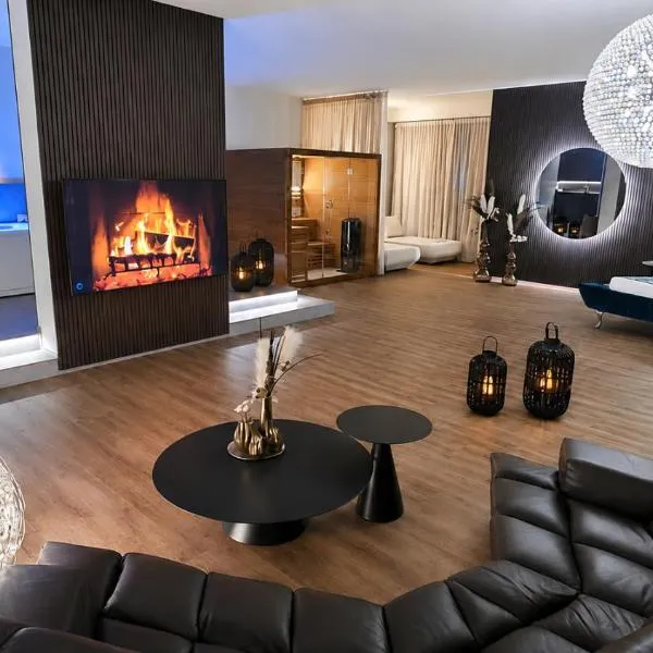 Privat-Spa mit Whirlpool und Sauna in Sursee, ξενοδοχείο σε Sursee