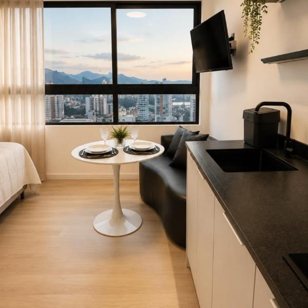 Loft 1504 Piscina, Academia e Coworking