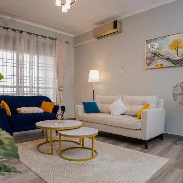 BRB Homes Kisaasi - 2BR APT with AC, WiFi, PowerBackup & 24 -7 Security, viešbutis mieste Kampala