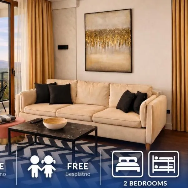 Luxury Apartment with View & Private Garage - Spa & Wellness at 21st Century Zlatibor Residence, hotel in Zlatibor