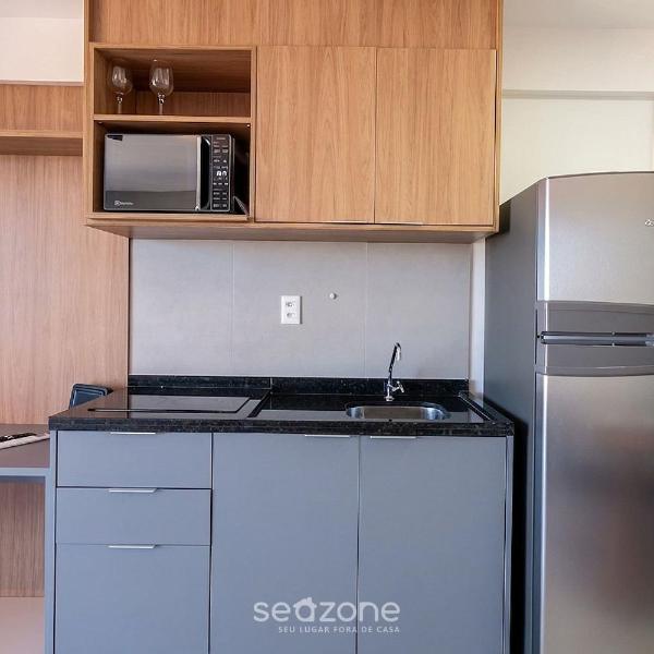 Studio em Cond. c/ Vista Mar e Piscina RGF0508