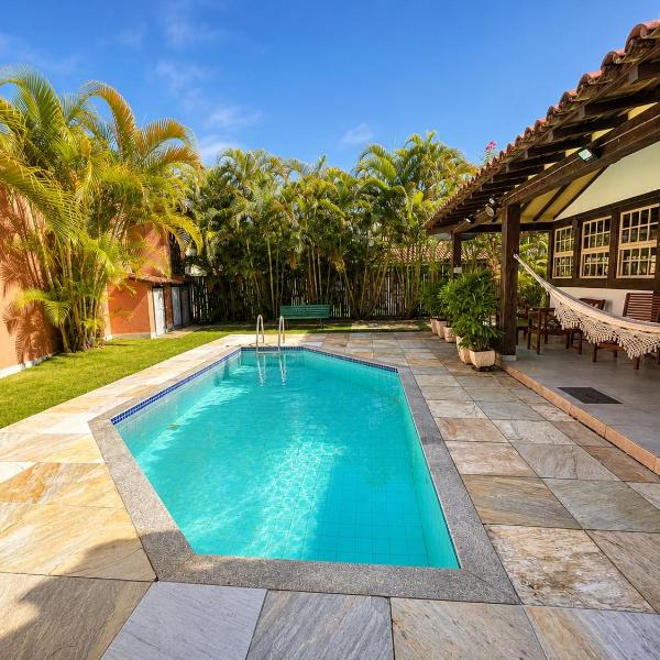 Casa c/ piscina privativa a 300m da praia! BZ39
