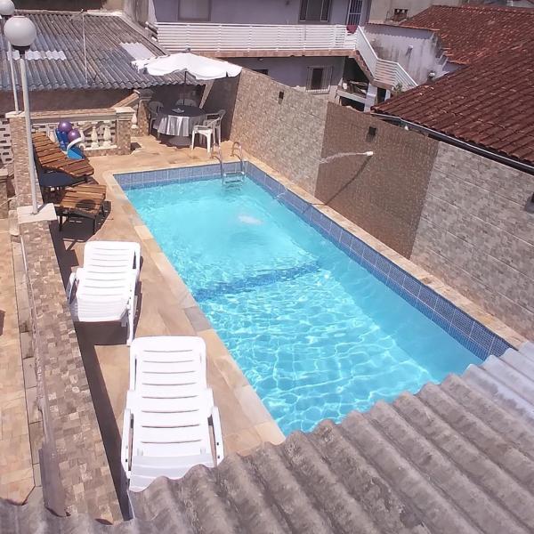 Casa de praia piscina e sinuca