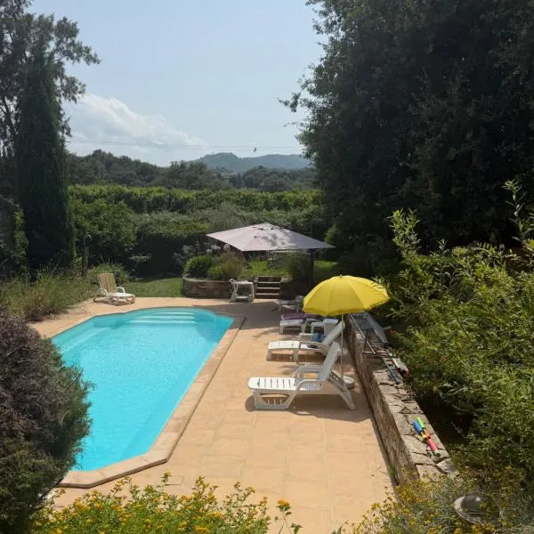 Deux pièces cosy en Corse, piscine et jardin pittoresque, hotel a Venzolasca