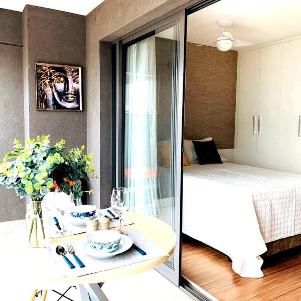 STUDIO VILA MADALENA LUXO METRO WiFi 300mg SMARTV PISCINA AQUECIDA