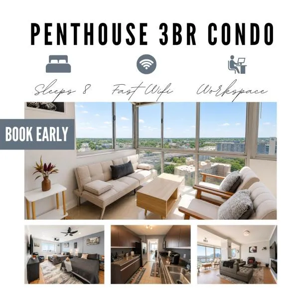 The ATL Sky Suite High-Floor 3BR Downtown Penthouse Stunning City Views, hotel u gradu Atlanta