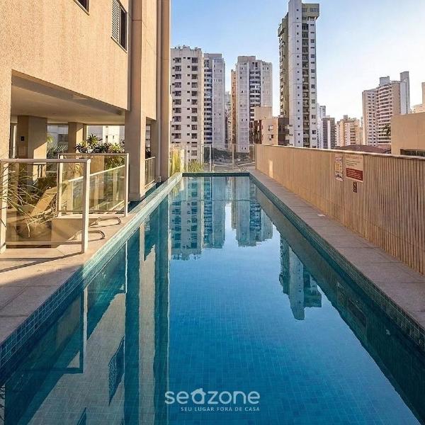 Studio Espaçoso em Cond. c/ Piscina RBN2406