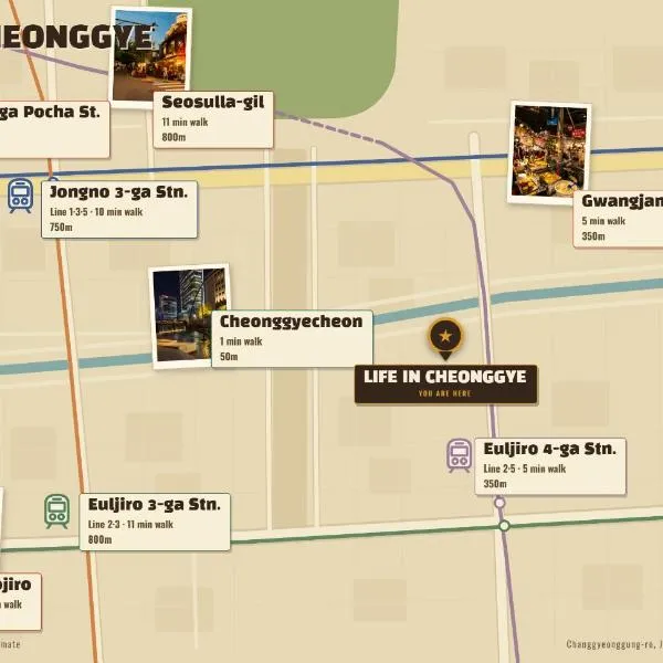 Life in Cheonggye, hotel in Seoul