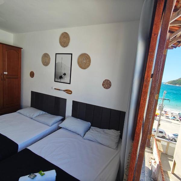 Prédio Frente ao Mar, Pé na Areia, 2 Quartos, Garagem, TV a Cabo, Netflix, Amazon prime, Disney Chanel, Roupa de Cama e Toalhas, AP Lateral - Foto 2