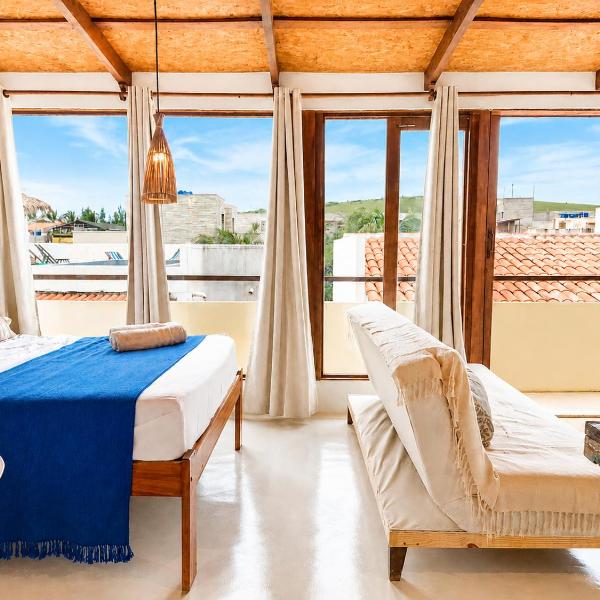 Mar Alado - Loft Jeri - Amplo, ventilado com vista e estação de trabalho