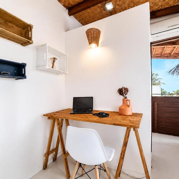 Mar Alado - Loft Jeri - Amplo, ventilado com vista e estação de trabalho - Foto 5
