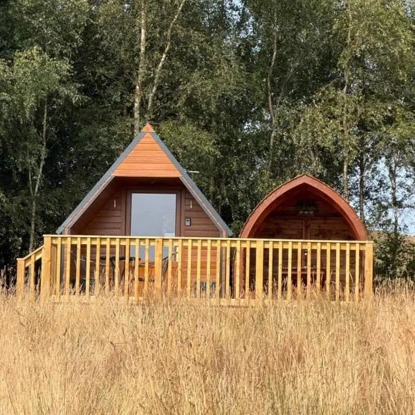 Hill View Glamping Hut, hotel in Tregaron