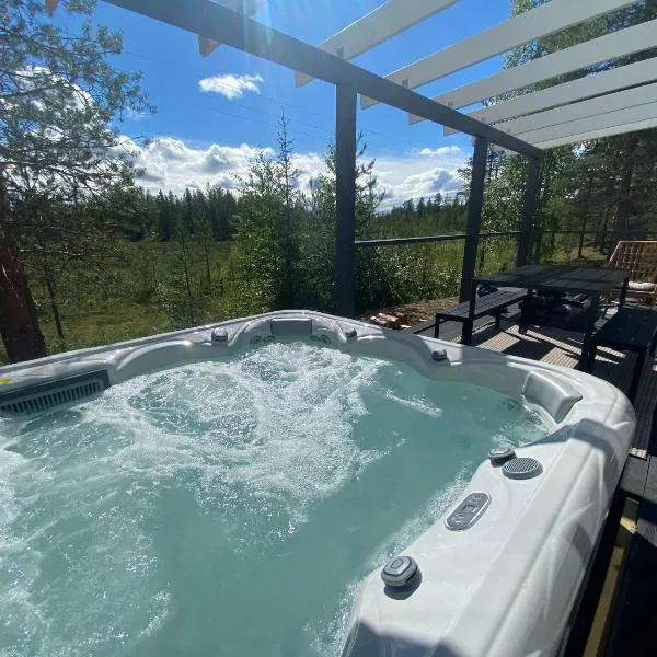 Northern Light Villa Ylläs with a Jacuzzi, hotel u gradu Ilasjarvi