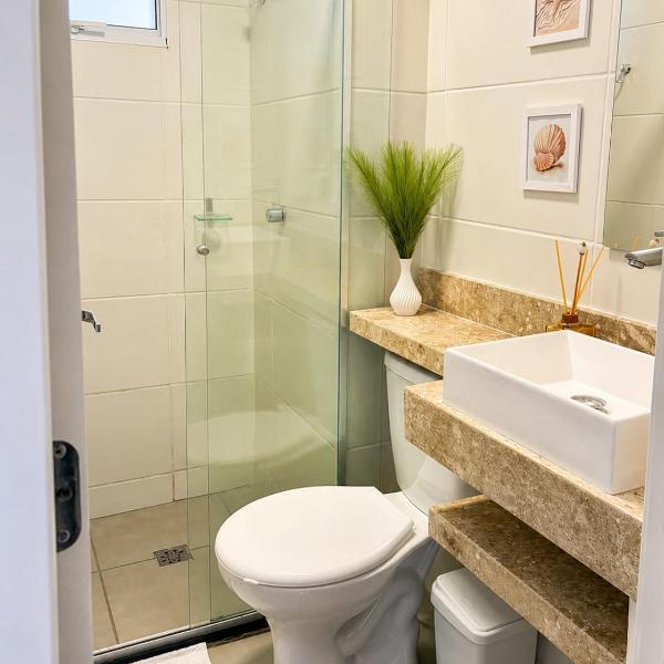 Apto 2 Quartos com Ar-Condicionado Piscina Estacionamento e WiFi 10 Min da Passarela do Descobrimento Porto Segur0 - Foto 3