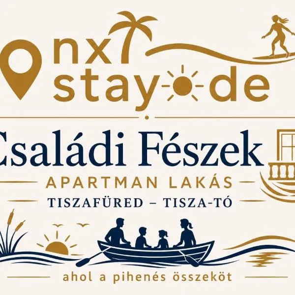Familienfreundliches Apartment in Tiszafüred, Hotel in Tiszafüred
