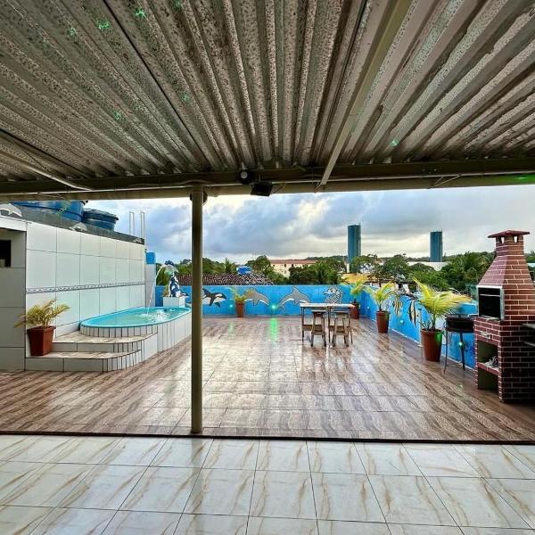 ESPAÇO LAZER, CONFORTO, PISCINA E DESCANDO PARA família