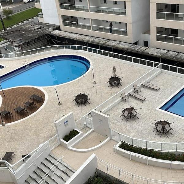 Apto Completo, Piscina , 180m da Praia, Centro Bertioga