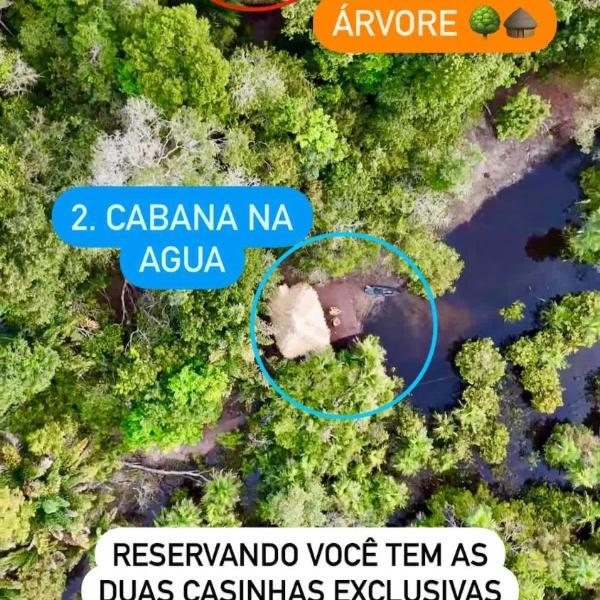 Casa da Arvore Experiencia com cafe da manha e ar condicionado