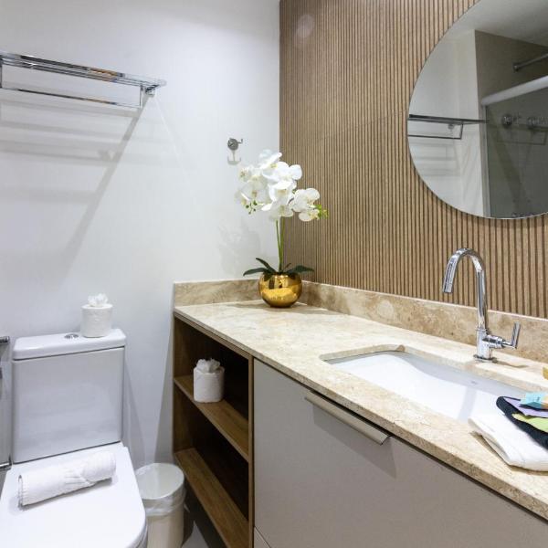 1221 - Studio totalmente equipado, próximo ao metrô e ao Shopping, com piscina e jacuzzi no Rooftop - Foto 3