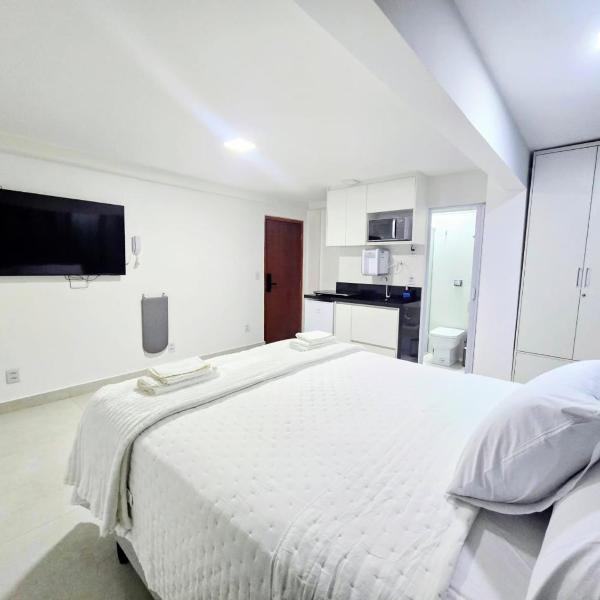 Apartamento Asa Norte com wifi, ar-condicionado e elevador ap 102