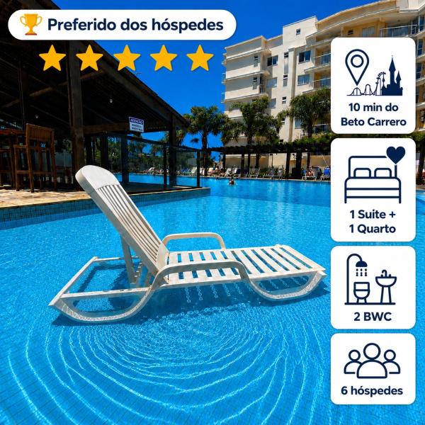 BETO CARRERO/Nautilus 2Q/Piscina/Playground/ Academia/Pra. Na quadra do mar/Praia