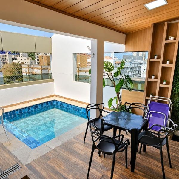 Cobertura com Piscina e Churrasqueira - Enseada