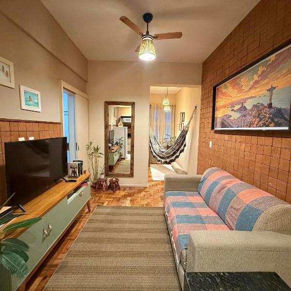 Aconchegante sala e quarto em Copacabana - Foto 5