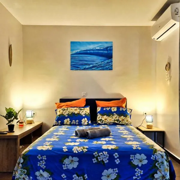 Teahupo'o Lodge Tahiti - Studio Moana, lagon et quai en face - Canoës inclus, hotelli kohteessa Teahupoo