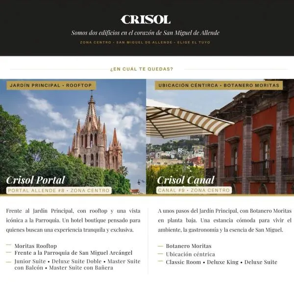 Crisol - Frente a la Parroquia de San Miguel Arcángel, hotel di San Miguel de Allende