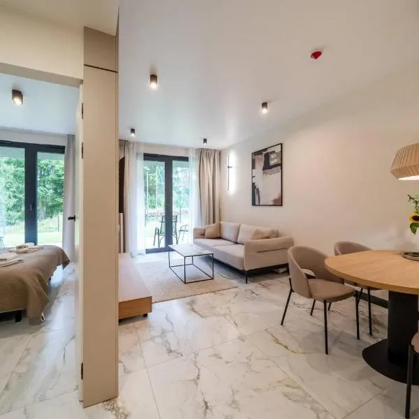 Apartament Vidok 113 by Warmia4Rent, przy samym jeziorze, hotel Olsztynban