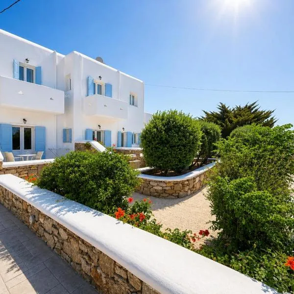 Eleftheria Hotel & Apartments、オルノスのホテル