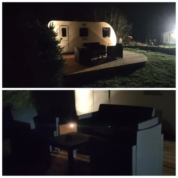 Saint-Hubert में, होटल Ardennes Belges Jolie Caravane