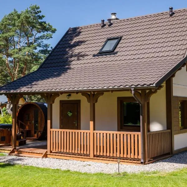 Domek letniskowy Borowik z sauną i jacuzzi - Oaza Spokoju, hotelli kohteessa Ocypel