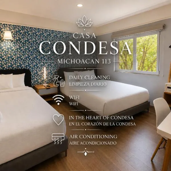मैक्सिको सिटी में, होटल Casa Condesa Michoacan 113 Hotel by Riberana