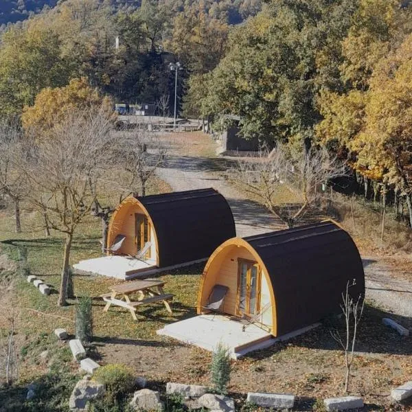 Camping Vidrà, hotel i Vidrá