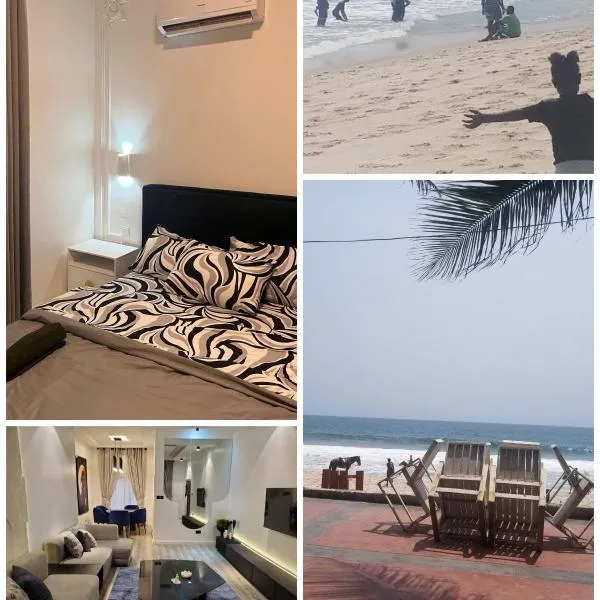 Bytup 2bedroom Apt in lekki,24hrs light, Wifi ,fully serviced apartment , water heater smart tv, hotel i Lekki