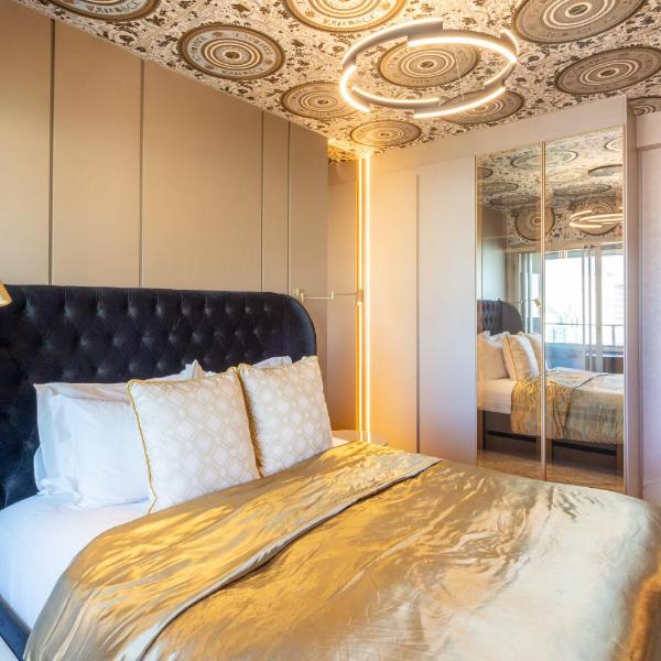2306- Studio Versace com sacada e área de estar próx ao Parque Ibirapuera