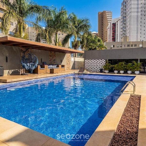 Studio c/ varanda em Cond. c/ Piscina CRY2208