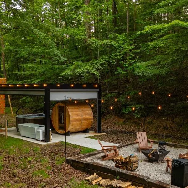 S'more Memories-Cold Plunge, Sauna, Hot Tub Wellness Retreat, hotel sa Campton