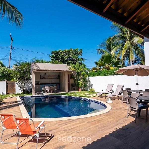Casa c/ Piscina a 5 min a pé da praia CDD0077