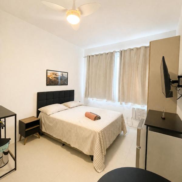 Studio moderno em Copacabana, 5 minutos da praia