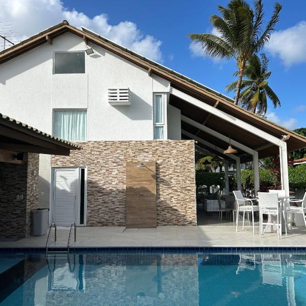 Porto de Galinhas - Casa ampla 5 quartos com piscina aquecida, área gourmet e perto do centrinho