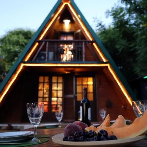 Órmos में, होटल Heartland handmade wooden cabins