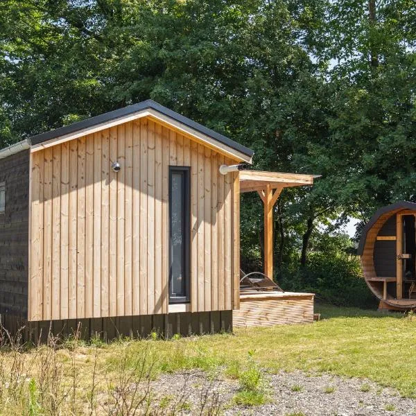 Wellness View, Private Sauna Lodge!，Hoogersmilde的飯店