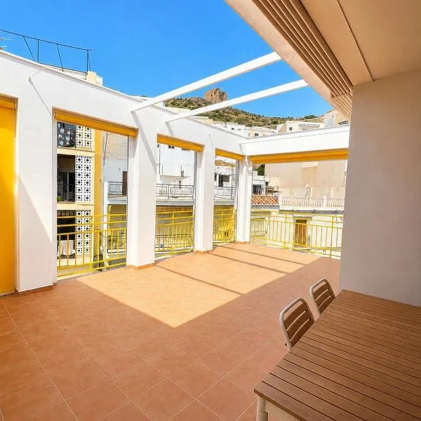 Casa Soleá- a dos min de la playa, hotel i Castell de Ferro