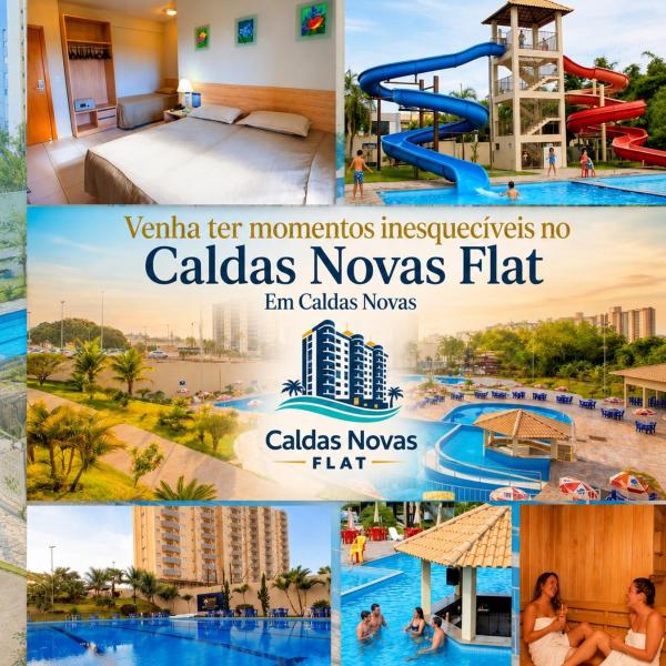 No CALDAS NOVAS FLAT VOCÊ IRÁ TER MOMENTOS ESPETACULARES!