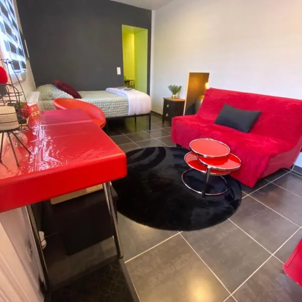 Studio indépendant RDC, Parking privé & Wi-Fi haut débit, hotel u gradu 'Les Salles-du-Gardon'