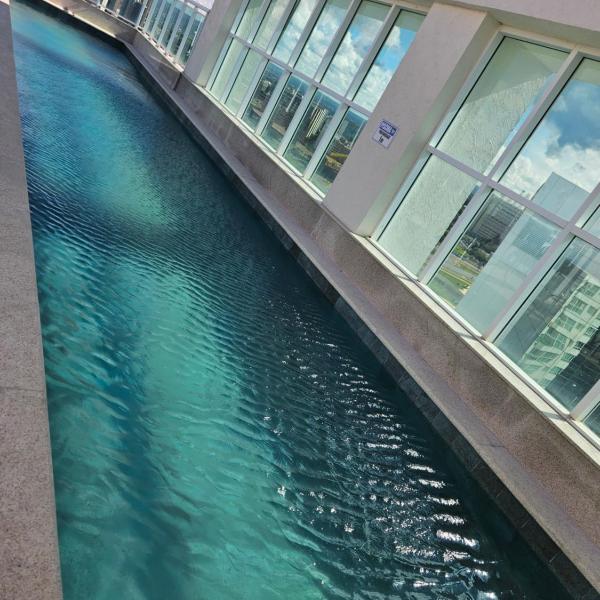 Flat III - Saint Moritz, Aconchegante, Vista ESPLANADA E LAGO, Região Central de Brasilia, Não aceitamos sublocação - Foto 4