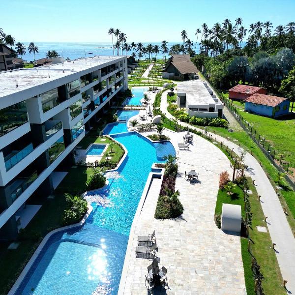 Studio Premium em Resort beira-mar de Carneiros